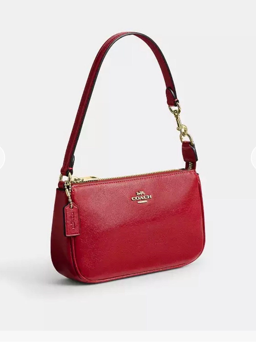 Coach Nolita 19 Red Leather Wristlet
